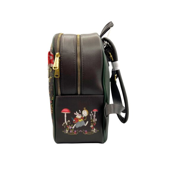 Loungefly Disney Alice in Wonderland Alice Mushrooms Mini Backpack Exclusive New - Picture 2 of 7